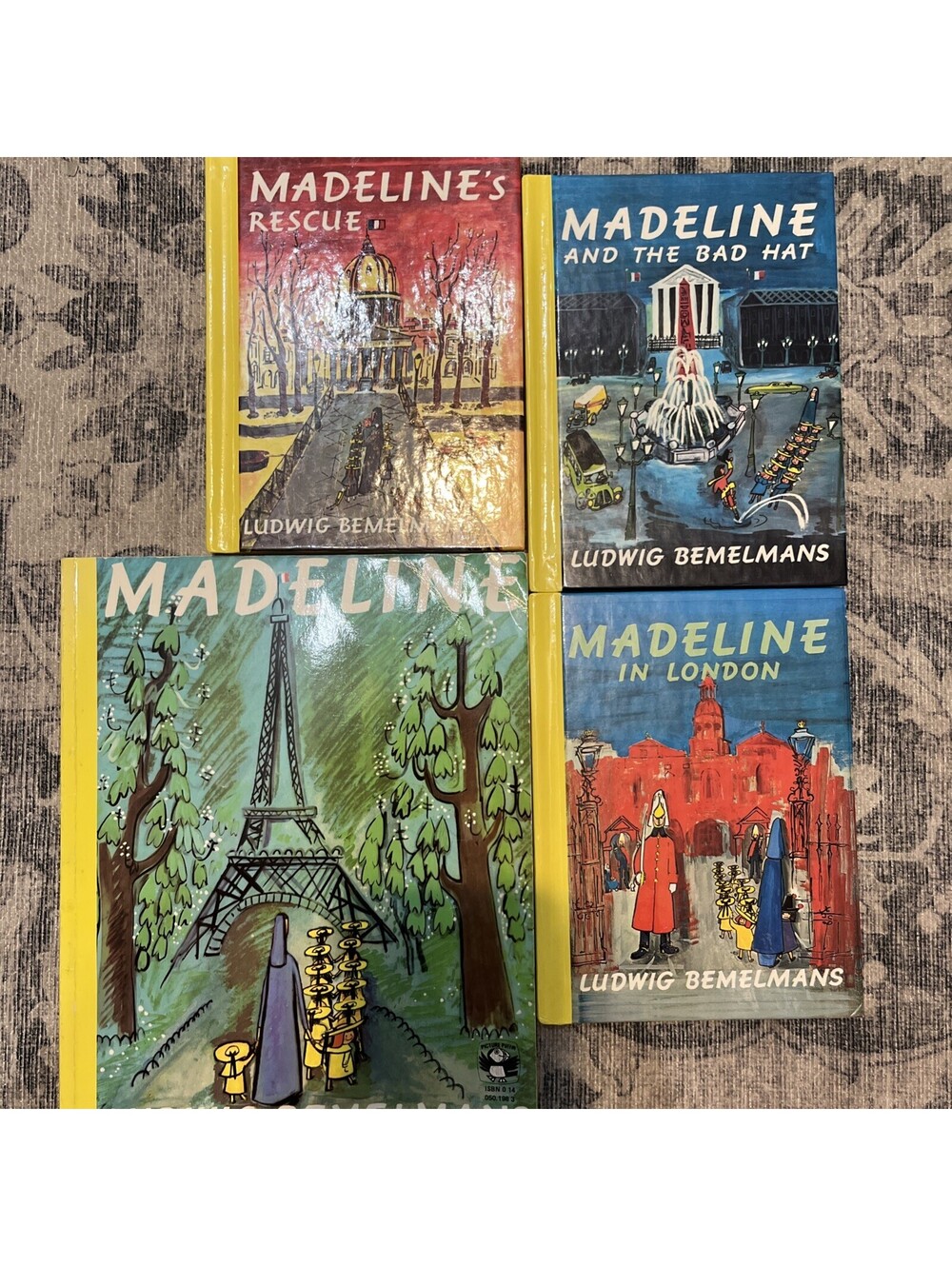 Lot 4 Madeline Books Ludwig Bemelmans Paris Penguin 1992 London Rescue